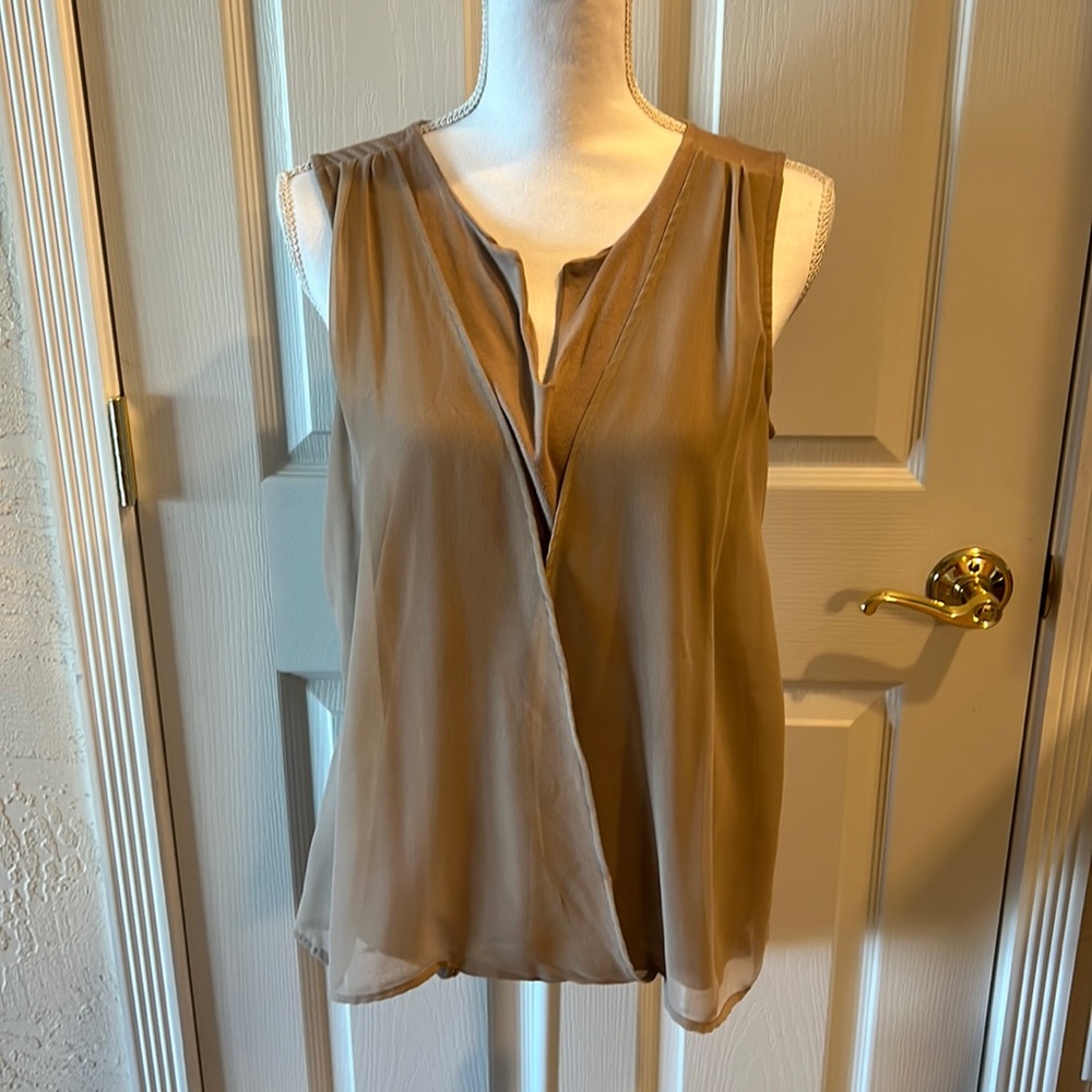 Chadwick’s of Boston tan sleeveless top